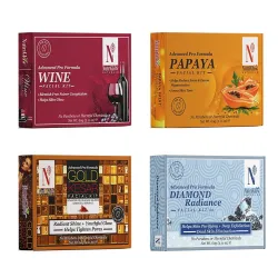 NutriGlow Facial Kit - 60 gm, Pack of 4
