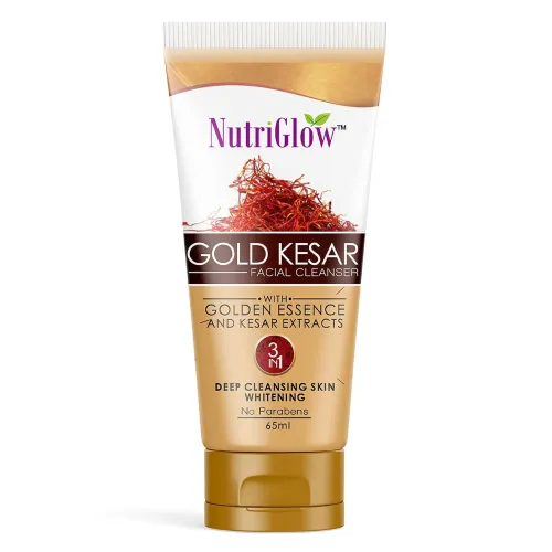 Image of NutriGlow Gold kesar Face Wash Face Wash, All Skin Types, 65 ml