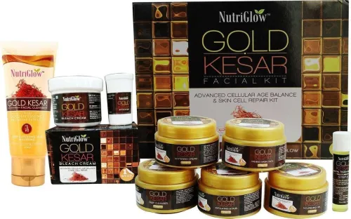 Image of NutriGlow Gold Kesar Facial Kit, 375g