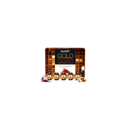 Image of NutriGlow Gold Kesar Facial Kit For Glowing Skin And Tan Removal