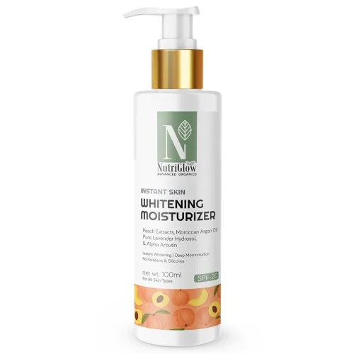 Image of NutriGlow Moisturizer SPF 20 With Pure Lavender Oil For Deep Moisturization, All Skin Types, 100ml