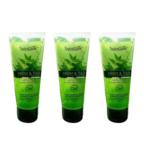 Image of NutriGlow Neem & Tulsi Non-Foaming Face Wash
