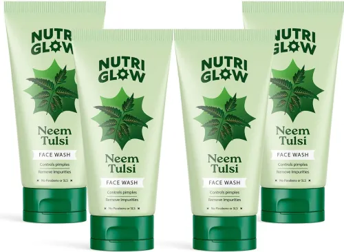 Image of NutriGlow Neem & Tulsi (Pack of 4) Face Wash  (260 ml)