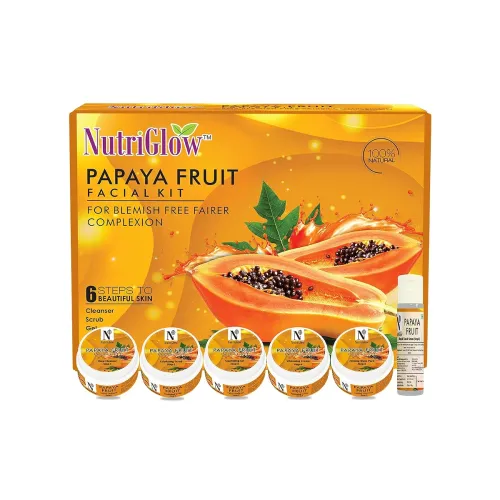 Image of NutriGlow Papaya Facial Kit 250g