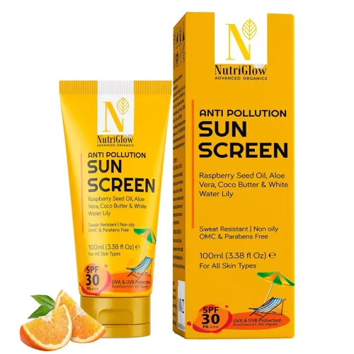 Image of NutriGlow SPF Sunscreen with Aloe Vera