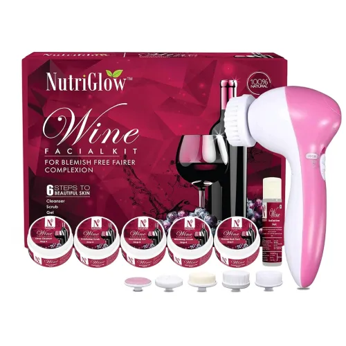 Image of NutriGlow Wine Facial Kit for Women