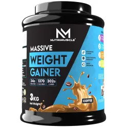 Nutrimuscle Massive Weight Gainer 3Kg Coffee Flavour
