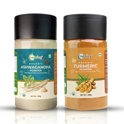 Image of Nutriorg Ashwagandha & Turmeric Powder Combo