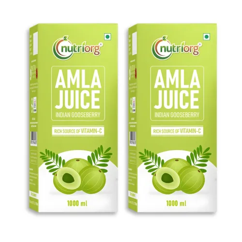 Image of Nutriorg Wild Amla Juice 1L (Pack of 2 * 1000ml)