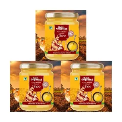 NutriOrganics Pure Desi A2 Cow Ghee 500ml 