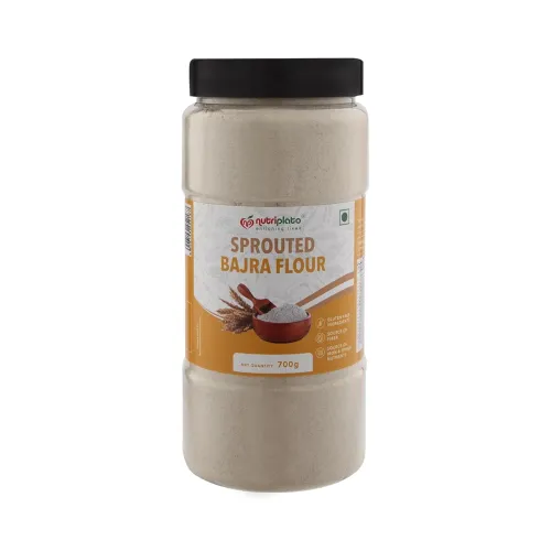 Image of Nutriplato-enriching lives Sprouted Bajra Flour, 700g