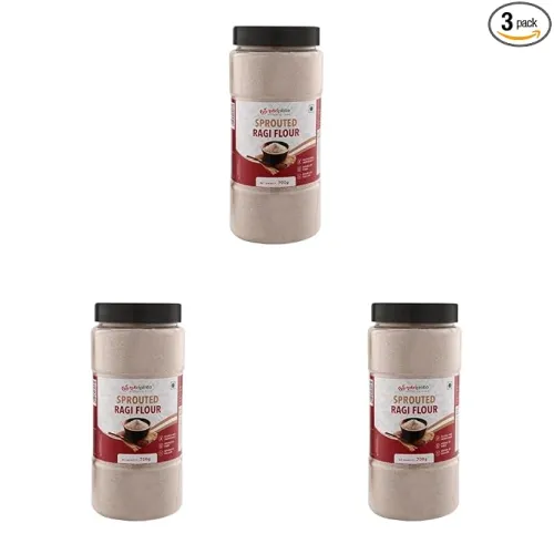 Image of Nutriplato-enriching lives Sprouted Ragi Flour, 700g (Pack of 3)
