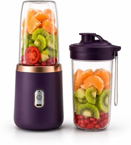 Image of Nutripro USB Rechargeable 25W Portable Juicer 2 Jars