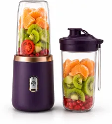 Nutripro USB Rechargeable 25W Portable Juicer 2 Jars