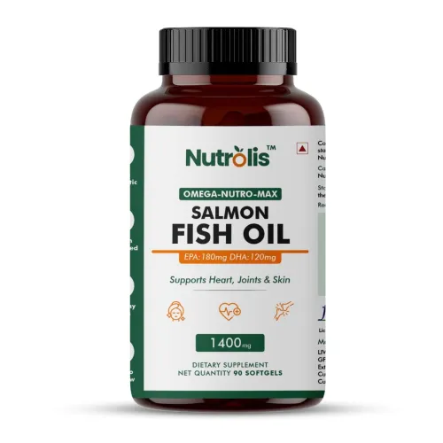 Image of Nutrolis Omega-3 Salmon Fish Oil Capsules 1400mg – 90 Softgels