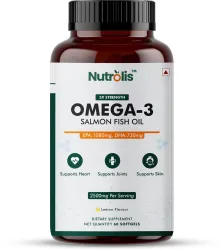 Nutrolis Omega-3 Salmon Fish Oil 2500mg (60 Capsules)