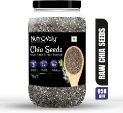 NutroVally Raw Chia Seeds for Weight Loss (950 g)