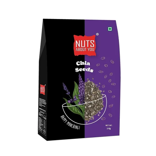 Image of Nuts About You CHIA Seeds, 1 kg | Raw | Premium | 100% Natural | Diet Food
