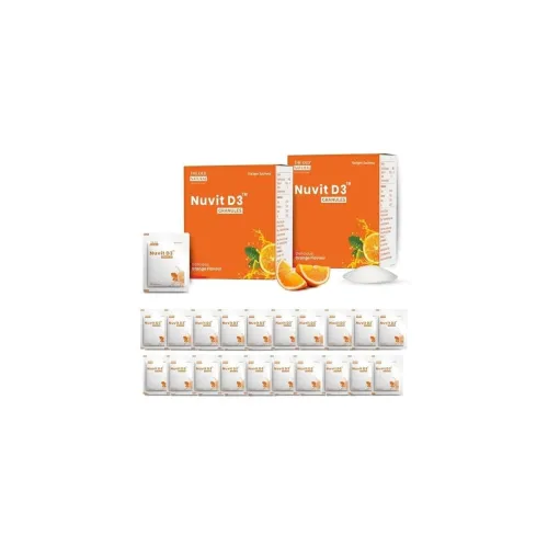 Image of Nuvit D3 Granules 60,000 IU – Cholecalciferol Sachets Pack of 2