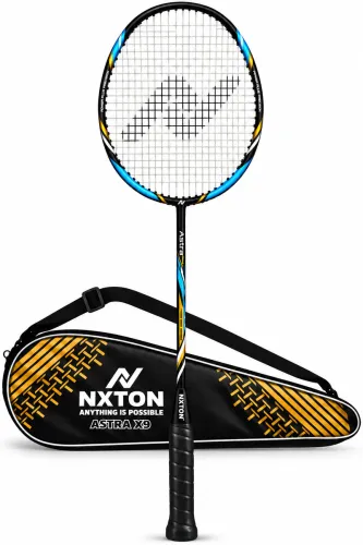 Image of NXTON ASTRA X9 Composite Material Blue Badminton Racquet (Pack of: 1, 95 g)