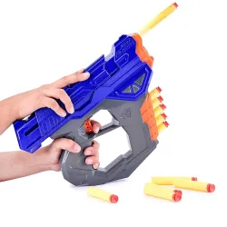 Nyaara Big Gun Toy with 10 Safe Soft Foam Bullets