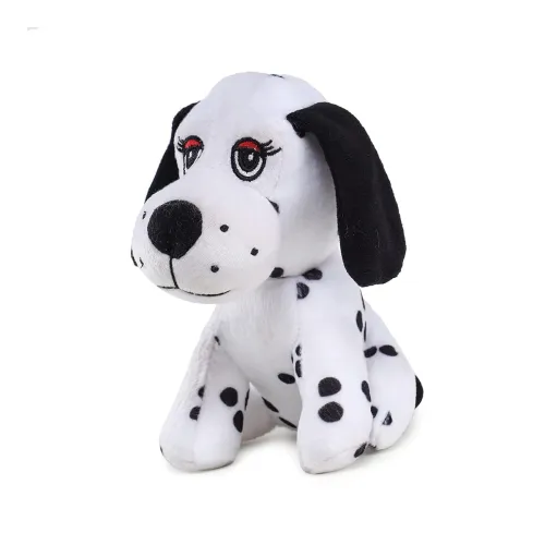 Image of Nyaara Soft Animal Plush Dalmatian Dog Toy 20cm, White
