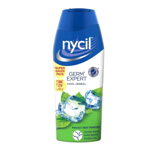 Image of Nycil Germ Expert Cool Herbal Prickly Heat and Cooling Powder 400g 