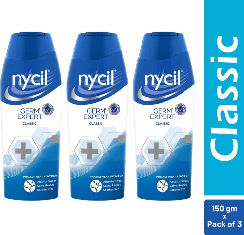 Image of NYCIL Germ Expert Cooling Powder – 150g (Pack of 3)