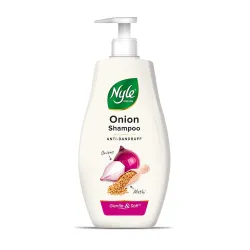 Nyle Naturals Onion Anti-Dandruff Shampoo, With Onion and Fenugreek