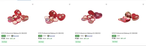 Image of NYN Makeup kit Starting ₹138 