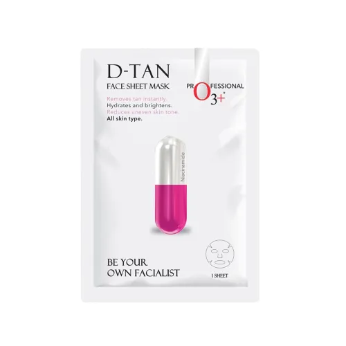 Image of O3+ Facialist Dtan Face Sheet Mask With Niacinamide reduced dark spots