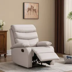 Oakcraft Leatherette Manual Recliner