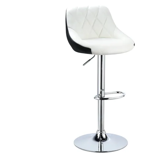 Image of Oakcraft Louver Bar Chair for Breakfast Dining Stool Kitchen