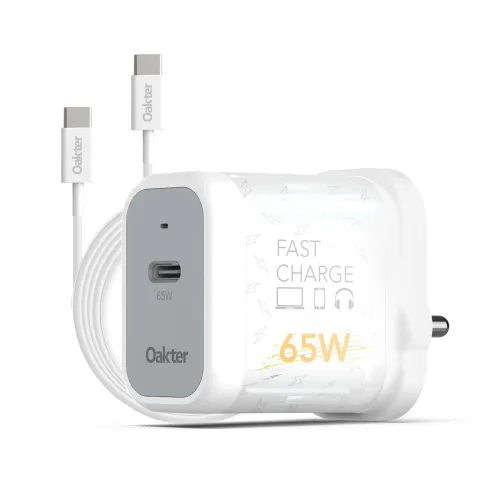 Image of Oakter 65W Fast Charger with Cable