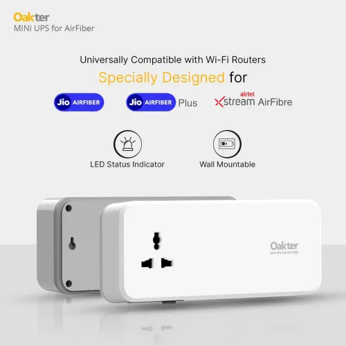Image of Oakter Mini UPS Air Fiber V3.0 Power Backup for Router