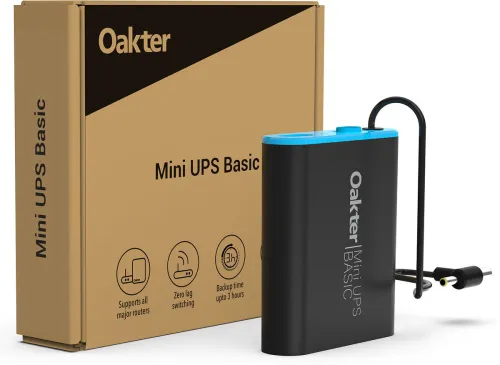 Image of Oakter Mini UPS Basic Power Backup for Router
