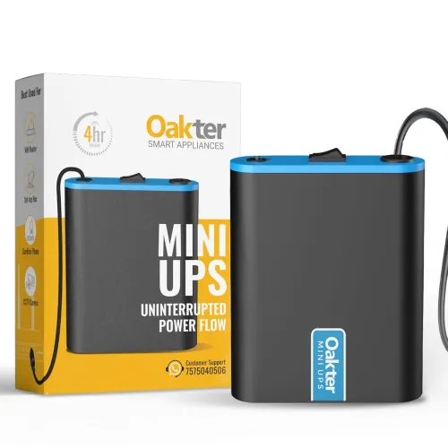 Image of Oakter Mini UPS for 12V WiFi Router Broadband Modem Backup Upto 4 Hours 