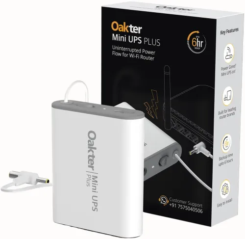 Image of Oakter Mini UPS Plus Power Backup for Router