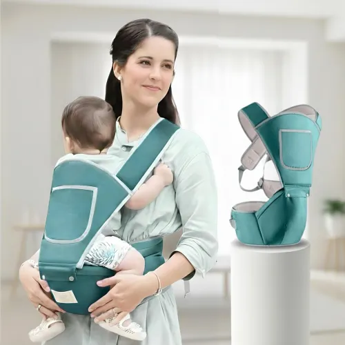 Image of OBABY Ergonomic Hip Seat Baby Carrier: Pain-Free Lumbar Support for Parents