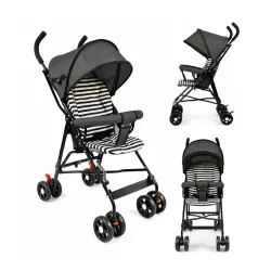 OBABY Foldable Baby Stroller with Reclining Seat