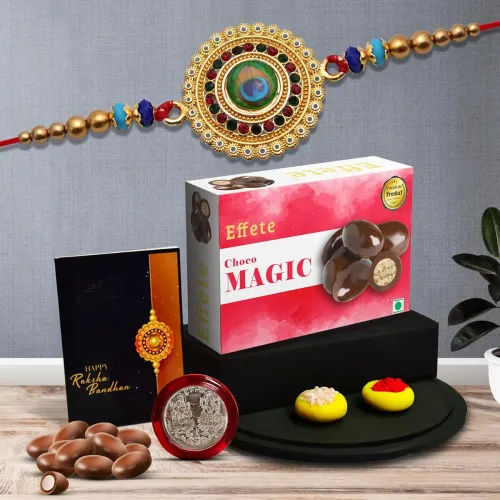 Image of Oblivion Rakhi With Effete Choco Magic for Gifts