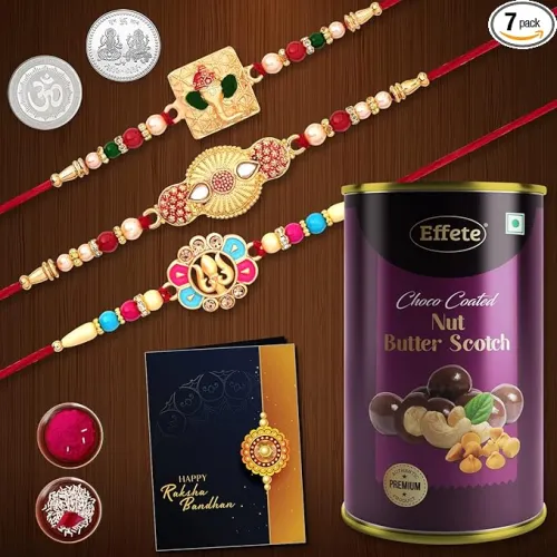 Image of Oblivion Rakhi For Brother 3Pcs