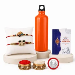 Oblivion Water Bottle 750 ml with Rakhi Set
