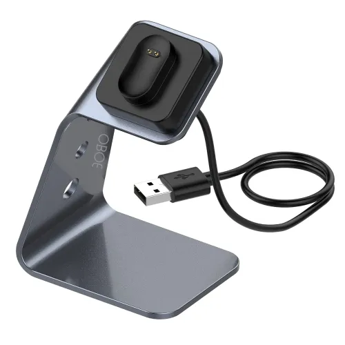 Image of OBOE Fast Charger Stand Compatible with Fitbit Inspire/Inspire hr/ACE 2 Smartwatch Premium Aluminum Replacement Charging