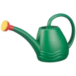 Ocean Mart Watering Can (Green 1.8 Litre) Plastic Green Water Can with Sprayer