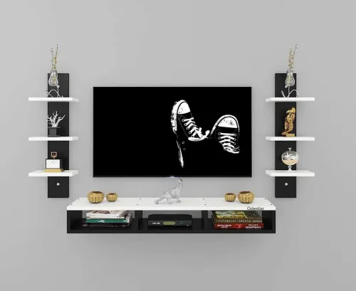 Image of Odestar Engineered Wood TV Entertainment Unit