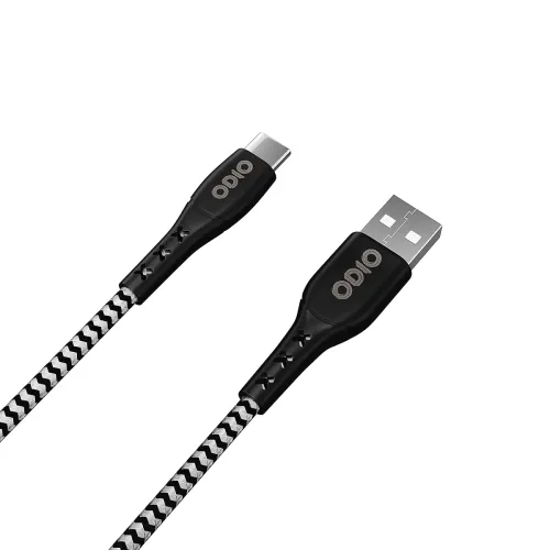 Image of ODIO OCT04 2.4 A 1 m USB Type C Fast Charging & 480mbps Data Sync Cable Compatible with All Type C Mobile, Tablets, Neck