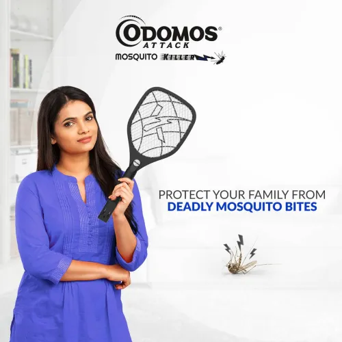 Image of Odomos Attack mosquito killer racquet 