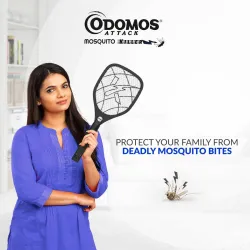 Odomos Attack mosquito killer racquet