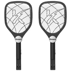 Odomos Attack Rechargeable Mosquito Racquet Pack 2